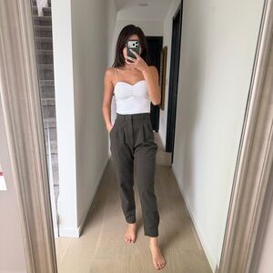 💕SOLD💕Abercrombie & Fitch Army Green High-Waisted Pants XXS